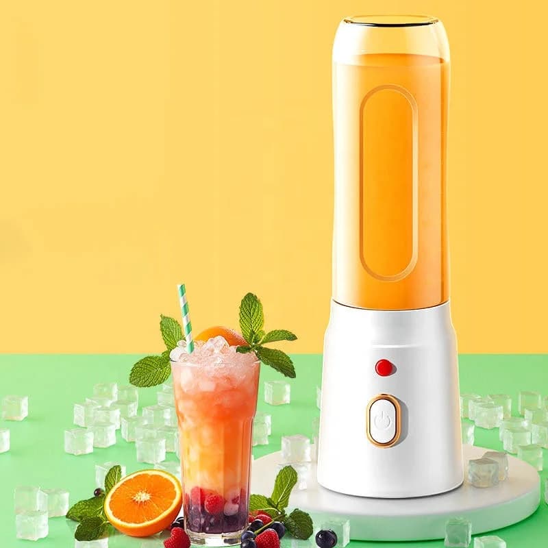 Portable 500ml Electric Mini Juicer Household Multifunctional Auxiliary Crushed Ice Cup for Students