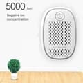 Compact Wall Plug Air Purifier Silent Mini Ionizer Air Cleaner Eliminate Smoke Dust Pollen for Home Office Toilet Pet Space