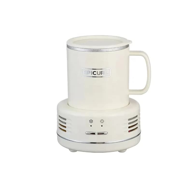110V Retro Style Electric Cup Cooler Heater Personalized Beverage Temperature Control Mug with Base for Coffee Tea Milk 7