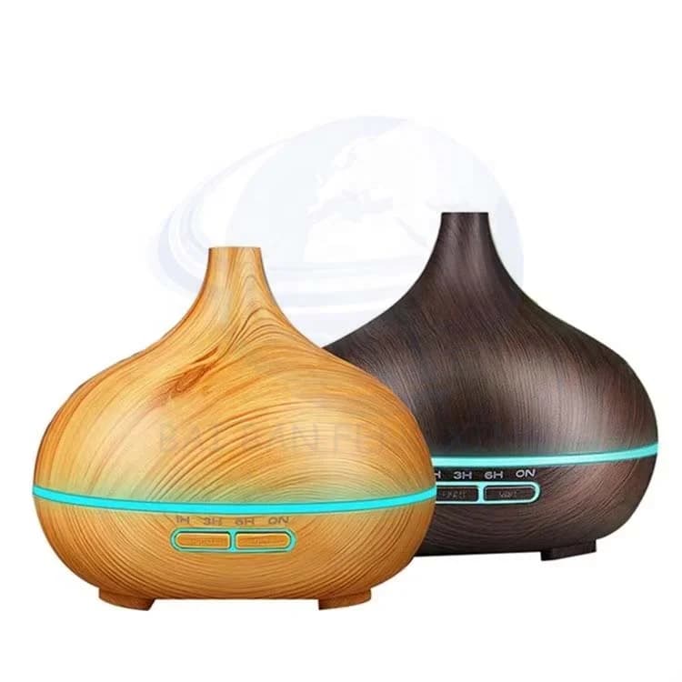 Air Aromatherapy Diffuser Woodgrain Home Bedroom Hotel Ultrasonic Essential Oil Mist Humidifier 3
