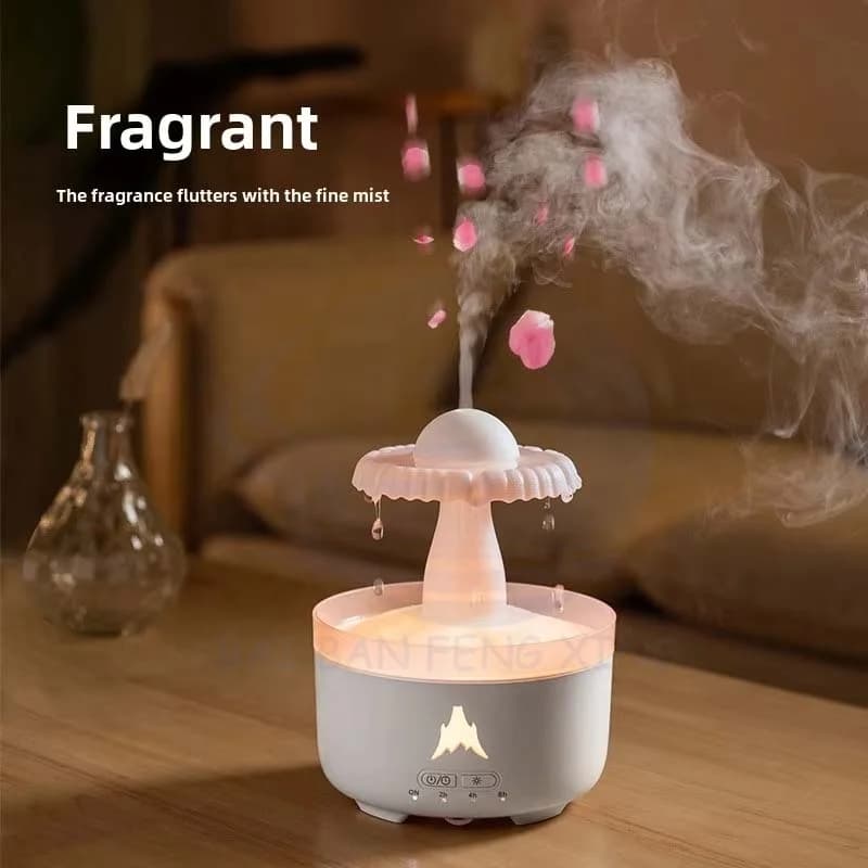 Water Drop Aromatherapy Machine Humidifier Household Large Fog Desktop Mute Remote Control Essential Oil Diffuser 5
