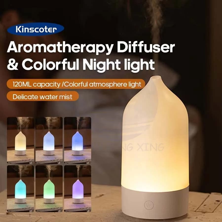 New Vase Humidifier Ultrasonic Essential Oil Scent Machine Home Automatic Fragrance Sprayer 3
