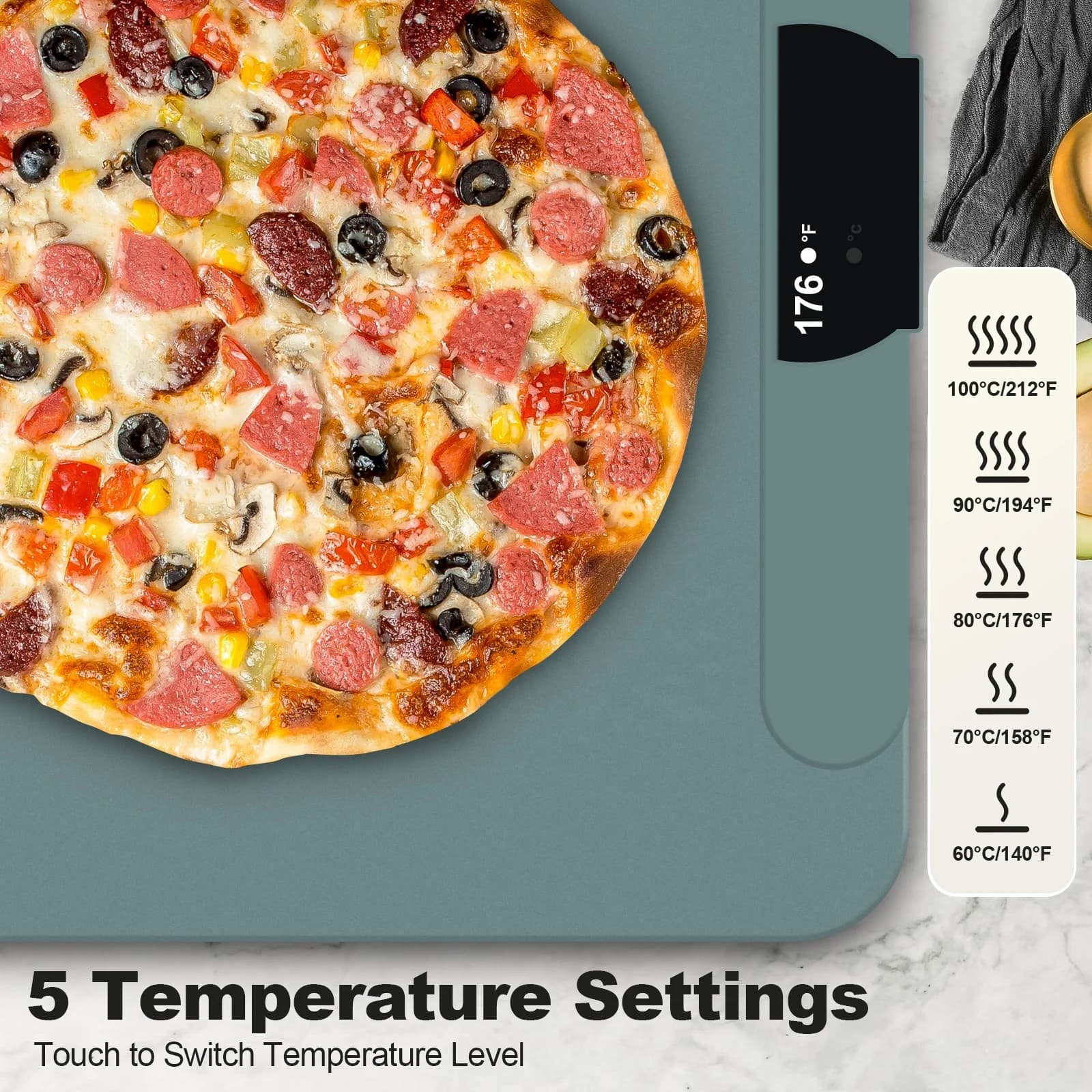 Thermostatic Silicone Warming Plate Household Electric Heating Insulation Board Intelligent Flexible Scroll Warming Plate 3