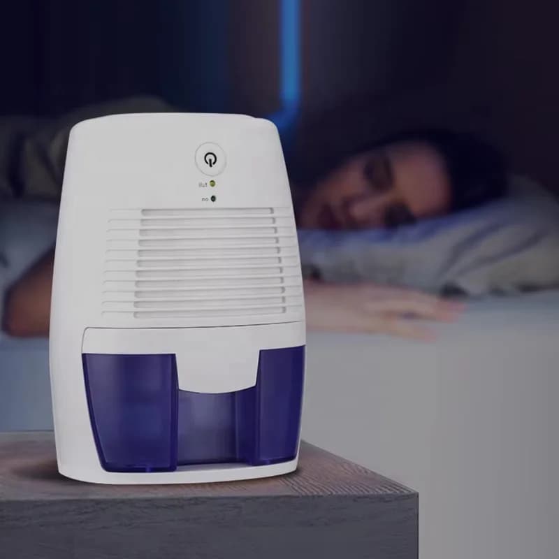 Compact Electric Dehumidifier with Simple Control Low Noise Operation and Auto Shut-Off Protection Ideal for Dorm Office 5