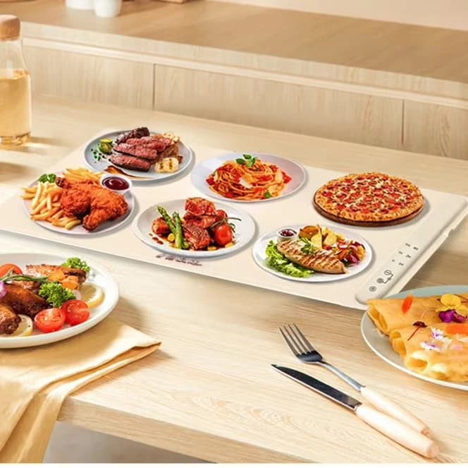New Rapid-Heating Pad Foldable Portable Warmer Tray Kitchen Prep Station Multi-Functional Household Food Warmer 5