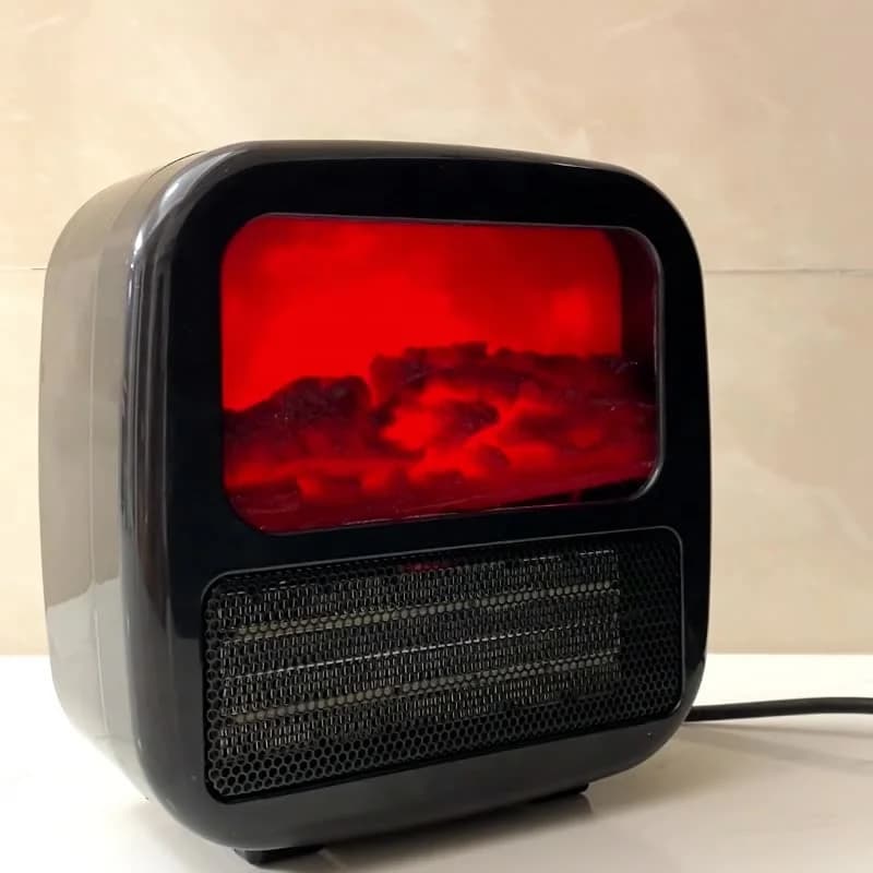 Small Electric Fireplace Home Heater High-value Wall-mounted Design Dormitory Heater Fast Heating Safety Energy-saving Heater 7
