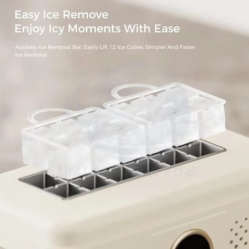 15-20 Minutes Fast Ice Maker Multiple Power Modes Ice Maker Home Dormitory Camping Small Power Ice Maker 4