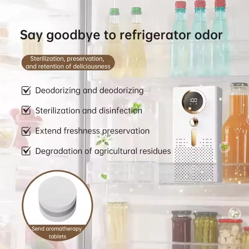 Air Purifier Household Bedroom Deodorizer Refrigerator Freshness Enhancer Car Storage Deodorizer Aromatherapy Ozone Deodorizer 5