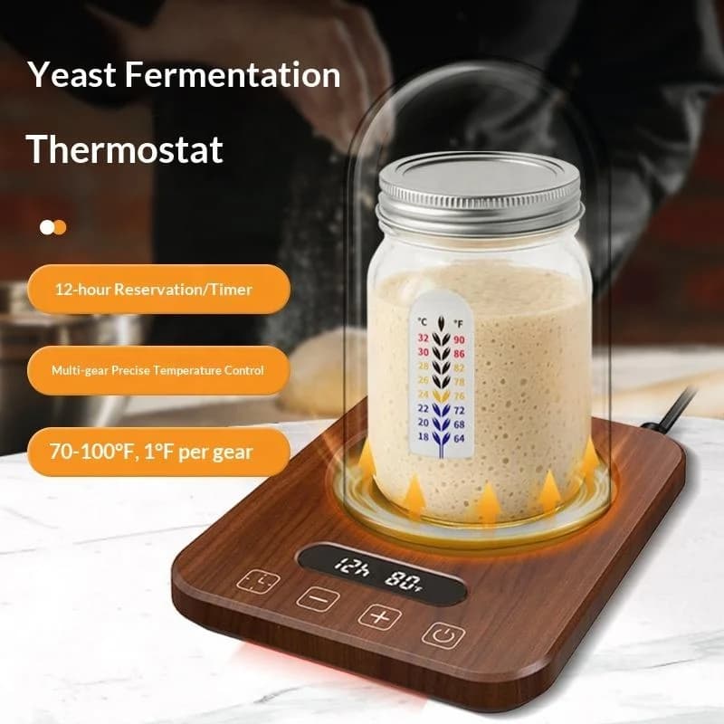 Adjustable Beverage Heater Coaster Smart Touch Control Thermostatic Cup Warmer with Digital Screen for Office