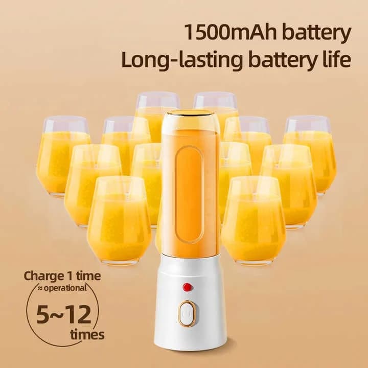 New High-power Juicing Cup Portable USB Rechargeable Small Auxiliary Ice Crushing Household Multifunction Juice Machine 5