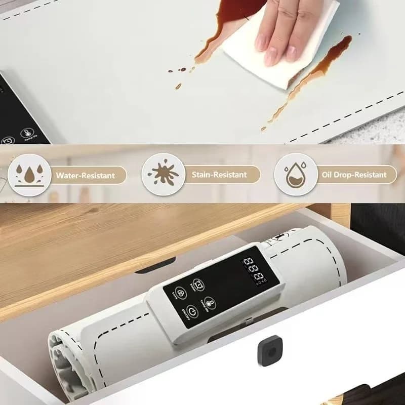 Foldable Dish Warming Pad Insulation Meals Table Heating Insulation Plate for a Variety of Tableware Warming Plate 4