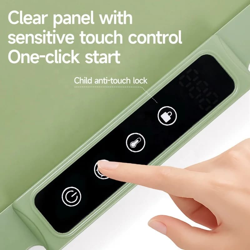 Electric Silicone Food Warmer Plate Rapid Heating Constant Temperature Plate Foldable Multi-Functional Insulated Touch-Control 5