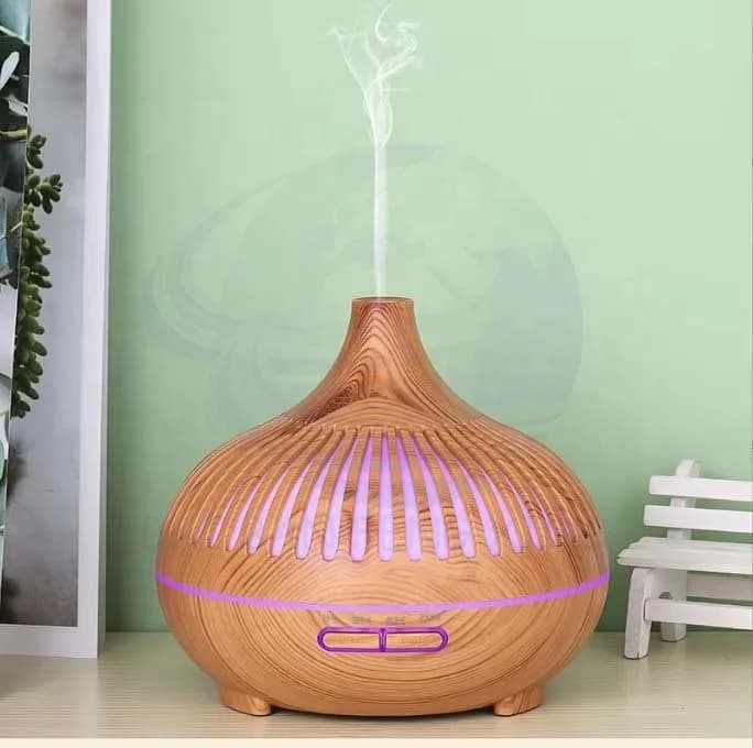 Wood Grain Aromatherapy Diffuser Ultrasonic Humidifier Small Humidifier for Bedroom Smart Aromatherapy Diffuser 5