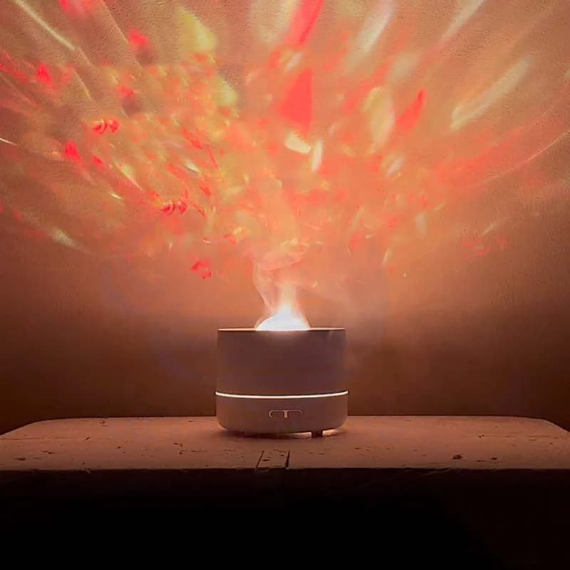 2025 New Star Projection Aromatherapy Diffuser Gift USB Plug-in Large Mist Volume Colourful Romantic Ambient Light Humidifier 4