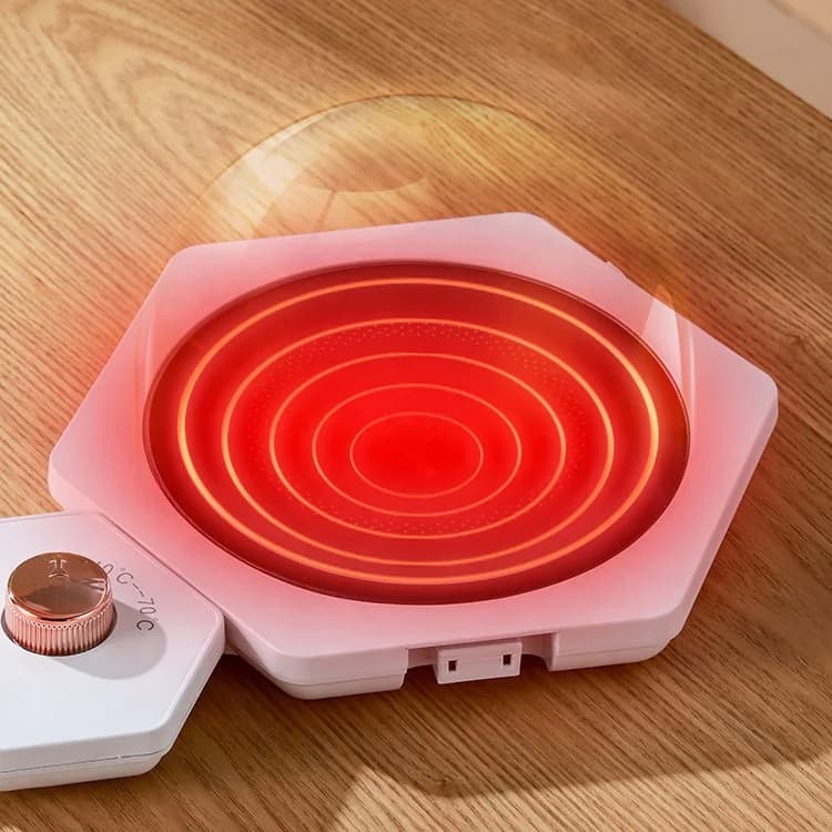 Multi-functional Splicing Design Warming Plate Household Meal Heating God Adjustable Temperature Does Not Pick Heating Plate 7