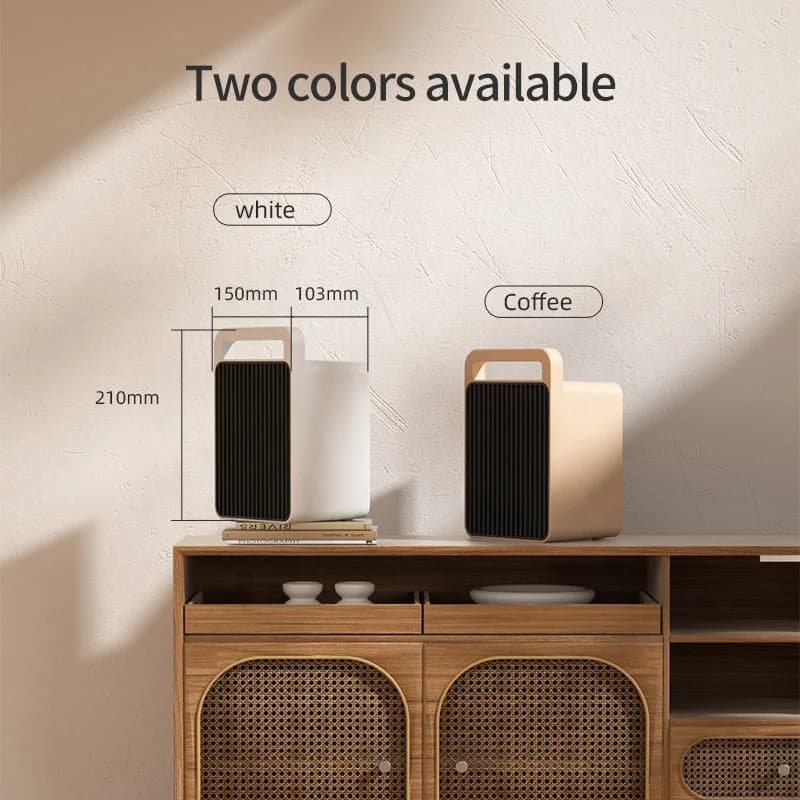 Compact and Portable Multi-scene Applicable Minimalist Design Heater Desk Mini Heater Winter Quick Heat Smart Electric Heater 4