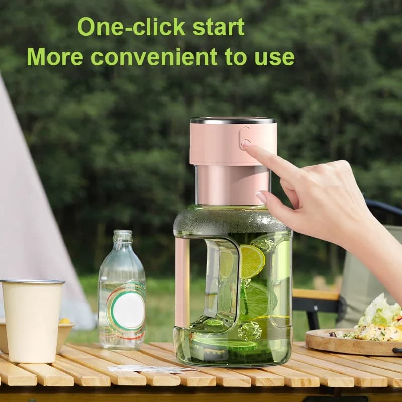 New Home Use Outdoor Dual-use Juicing Cup USB Charging Portable Cute Tons Tons Cup Shape Multi-function Juicer 6