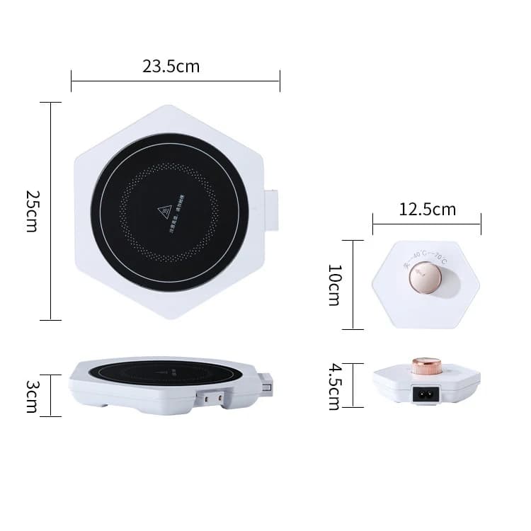 Household Meals Fast Heating Artifact Multifunctional Not Pick Tableware Insulation Board Adjustable Temperature Hot Plate 6