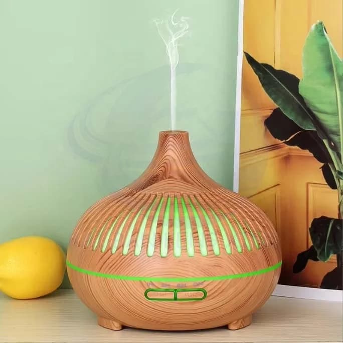 Wood Grain Aromatherapy Diffuser Ultrasonic Humidifier Small Humidifier for Bedroom Smart Aromatherapy Diffuser 7