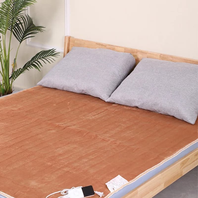 Smart Temperature-Controlled Electric Blanket Soft and Skin-Friendly Electric Blanket Single or Double Size Dual Controls 4