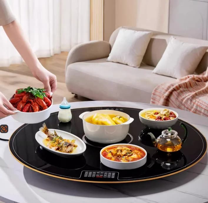 Pure Insulation Model Intelligent Electric Rotary Warming Plate Rice Warming Plate Household Rice Heating Plate 3
