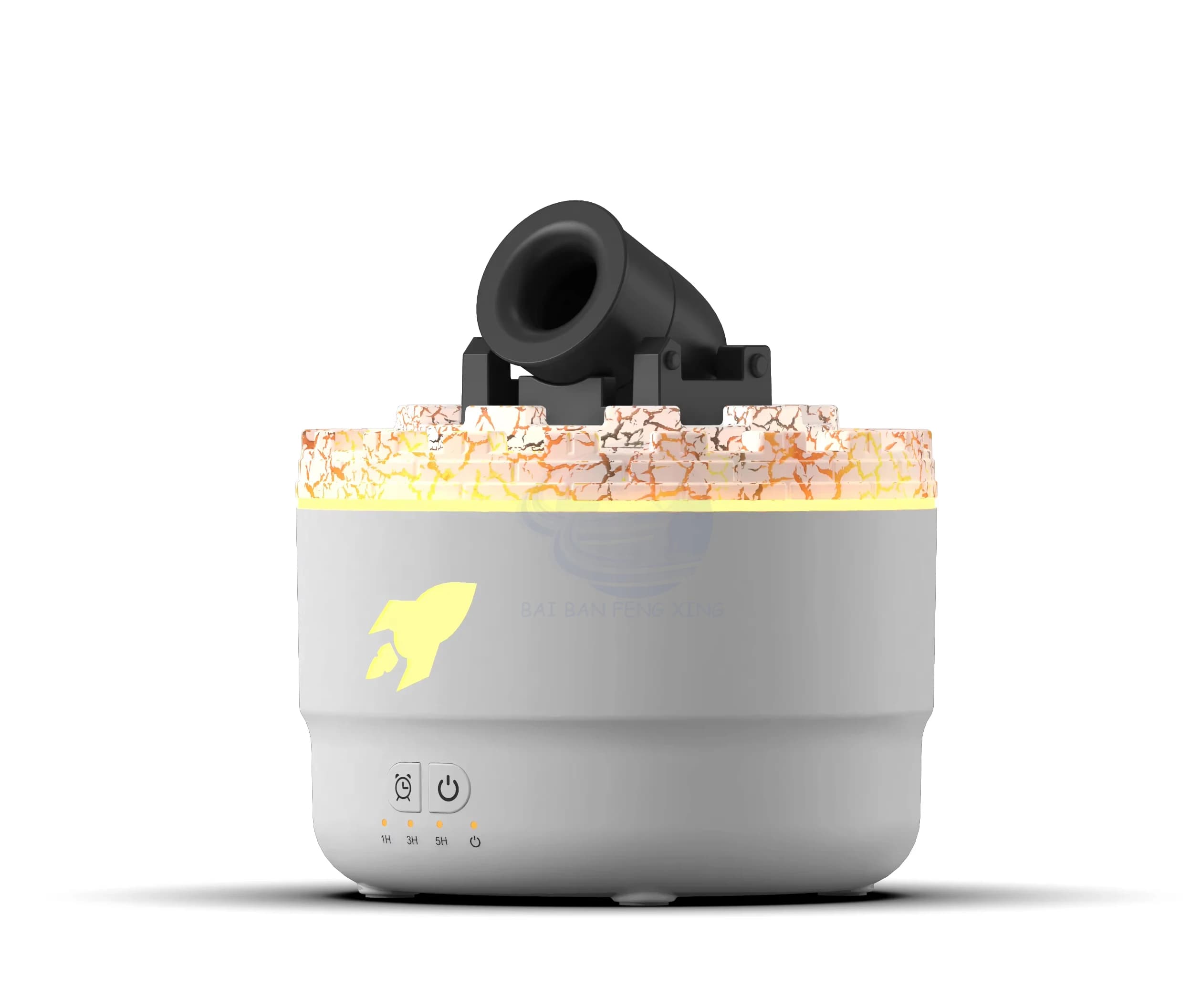 Creative Turret Aromatherapy Machine Convenient Home Bedroom Seven-colour Anti-true Flame Ambient Light Large Spray Humidifier