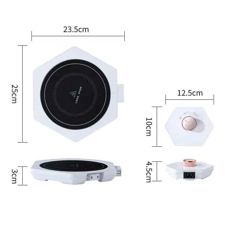 Multi-functional Splicing Design Warming Plate Household Meal Heating God Adjustable Temperature Does Not Pick Heating Plate 3