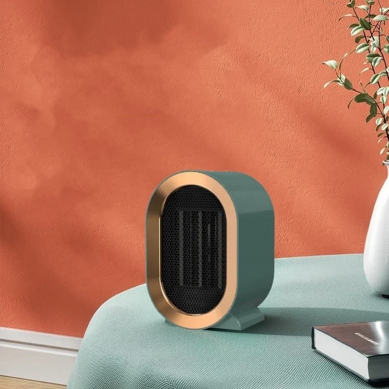 Small Household Lasting Constant Temperature Heater Office Smart Desktop Electric Heater Mini Vertical Hot air Blower 2