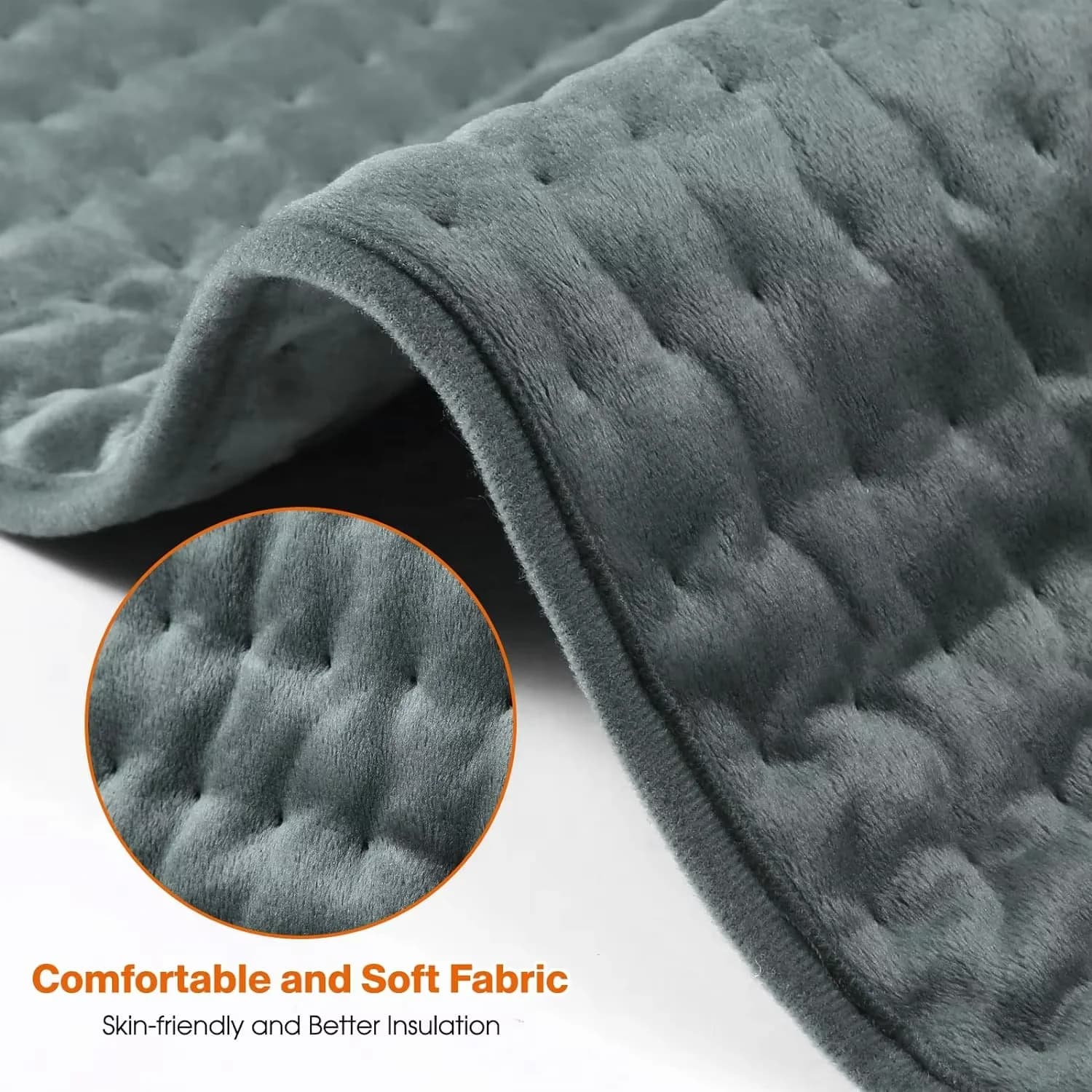 Heating Lumbar Support Belt Multi-functional Timer Controlled Electric Blanket Home Use Warming Blanket Heated Lumbar Pad 4