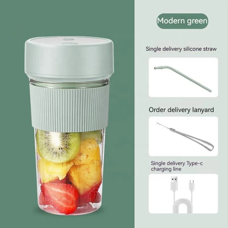Rechargeable Mini Electric Portable Juicer Insert Straw Drinking Multifunctional Household Fruit and Vegetable Machine 3