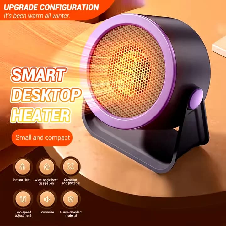 Beautiful Premium Color Matching Desktop High Power Heater Home Small Quick Heating Heater Office Bedroom Mini Electric Heater