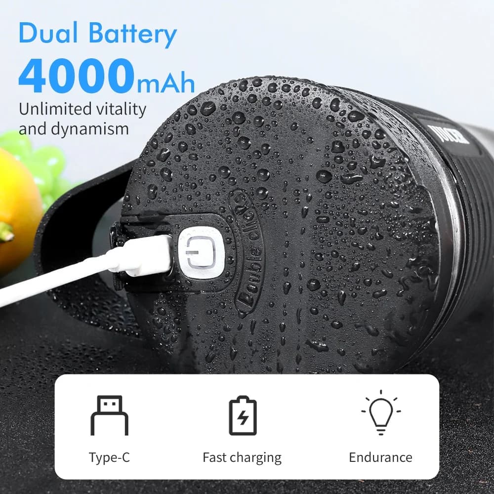 New Portable Sports Juicer Home Mini Portable Multifunctional Electric Juice Cup Silicone Handheld Easy to Carry Juicer 4