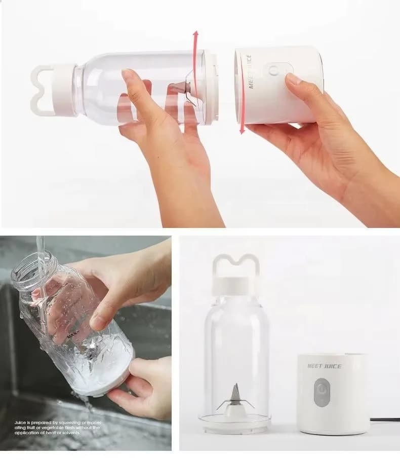 Cordless Juicer Fruit Small Home Mini Electric Portable Juice Cup Freshly Pressed Multifunctional Juicer Gift Small Appliances 7