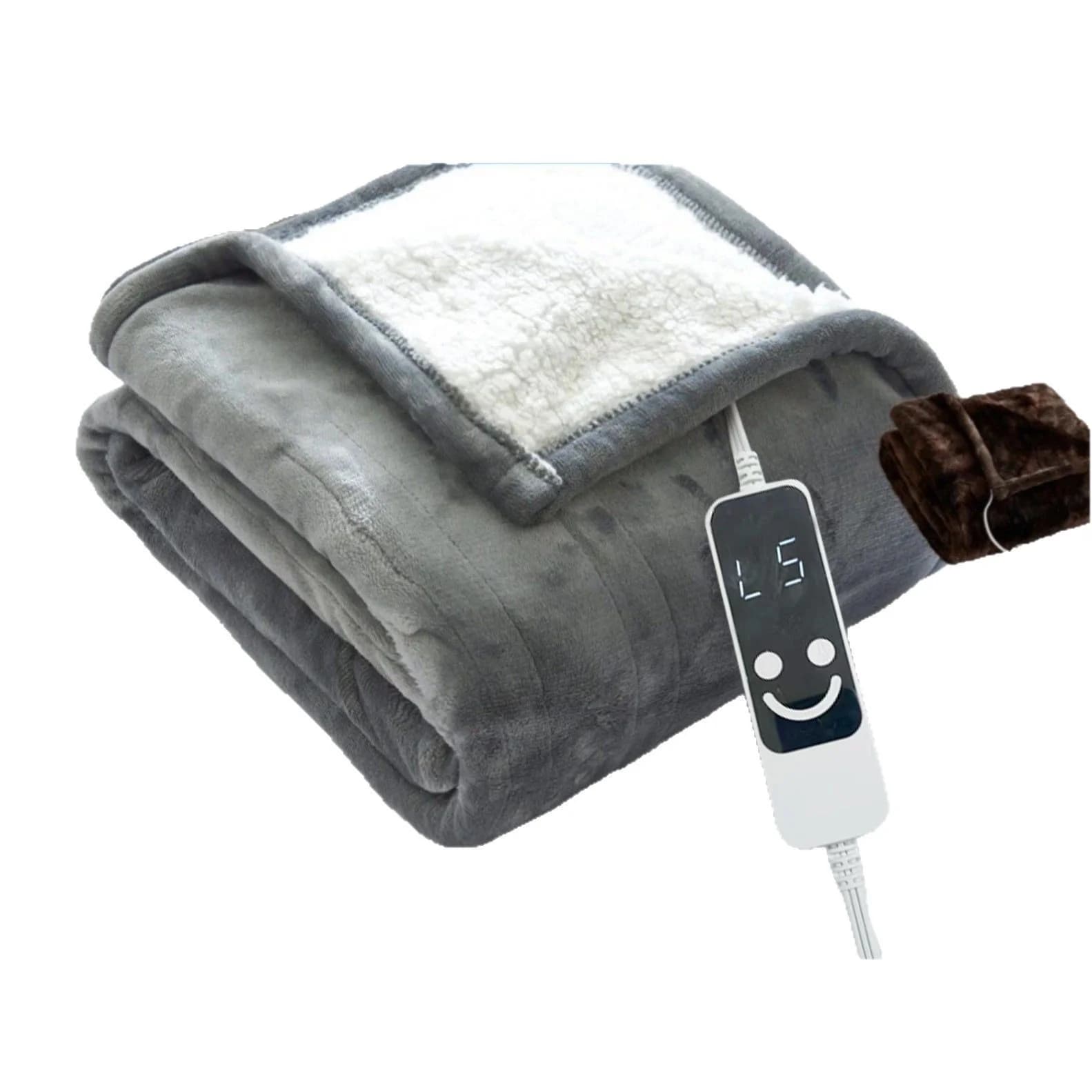 Lamb Fleece Double-sided Heating Blanket, Double Electric Blanket, Quick-heating and Warm Electric Blanket 6