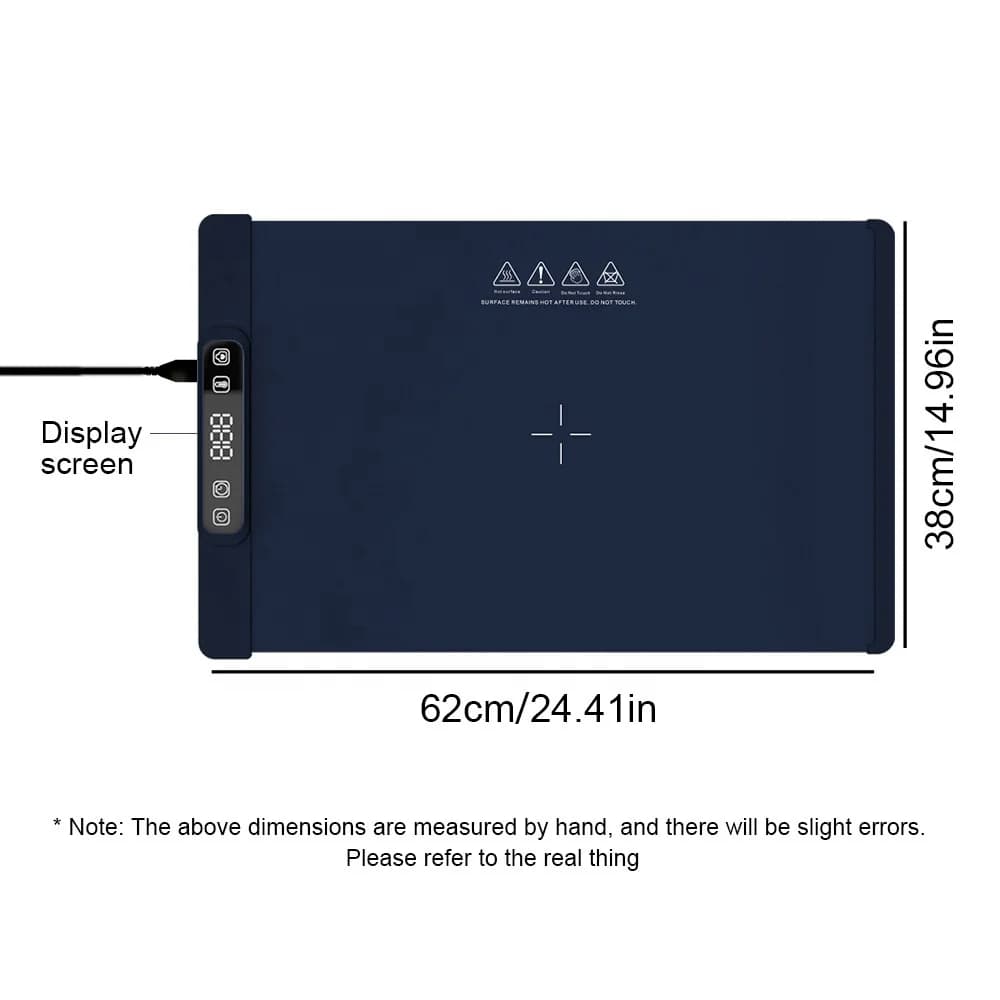 Intelligent Adjustable Temperature Silicone Warming Plate Easy to Clean Warming Pad Multifunctional Meals Heating Table 6