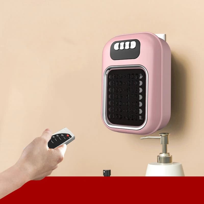 New LCD Screen Temperature Display Model Heater Household Mini Desktop Heater Office Fast Warming Heater 7