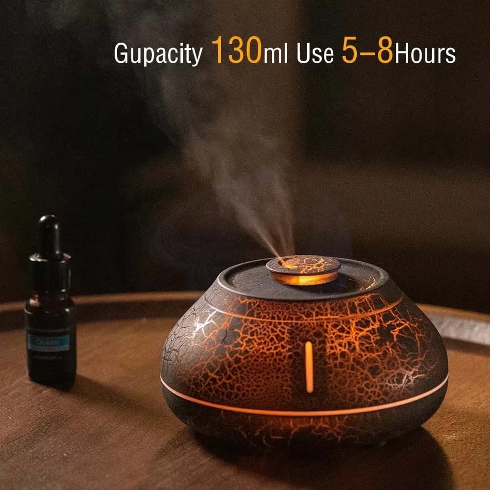 Simulation Flame Diffuser Desktop Creative Air Humidifier Home Diffuser Fragrance 5