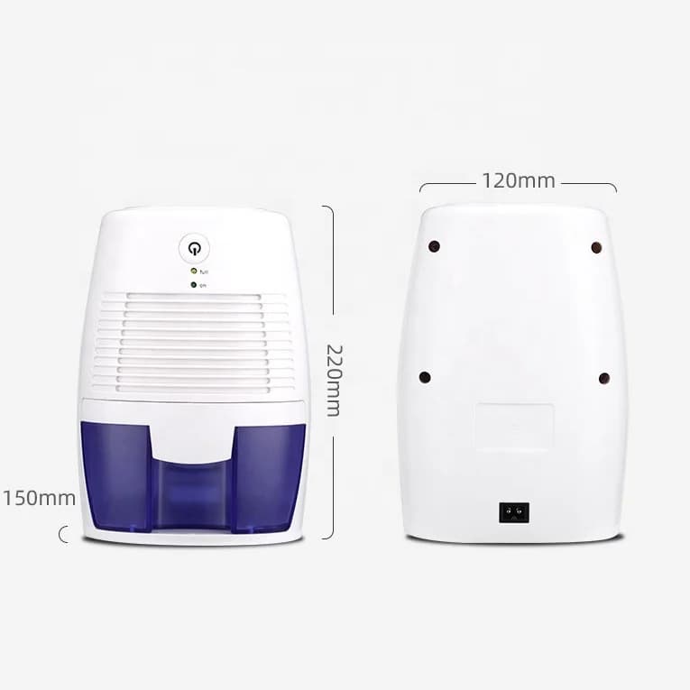 Compact Electric Dehumidifier with Simple Control Low Noise Operation and Auto Shut-Off Protection Ideal for Dorm Office 6