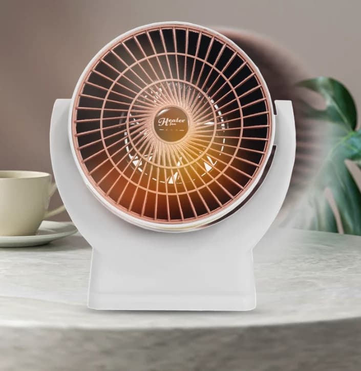 Home Office Heating Miracle Angle Adjustable Desktop Fan Heater Environmental protection and Energy Saving Dormitory Mini Heater 5