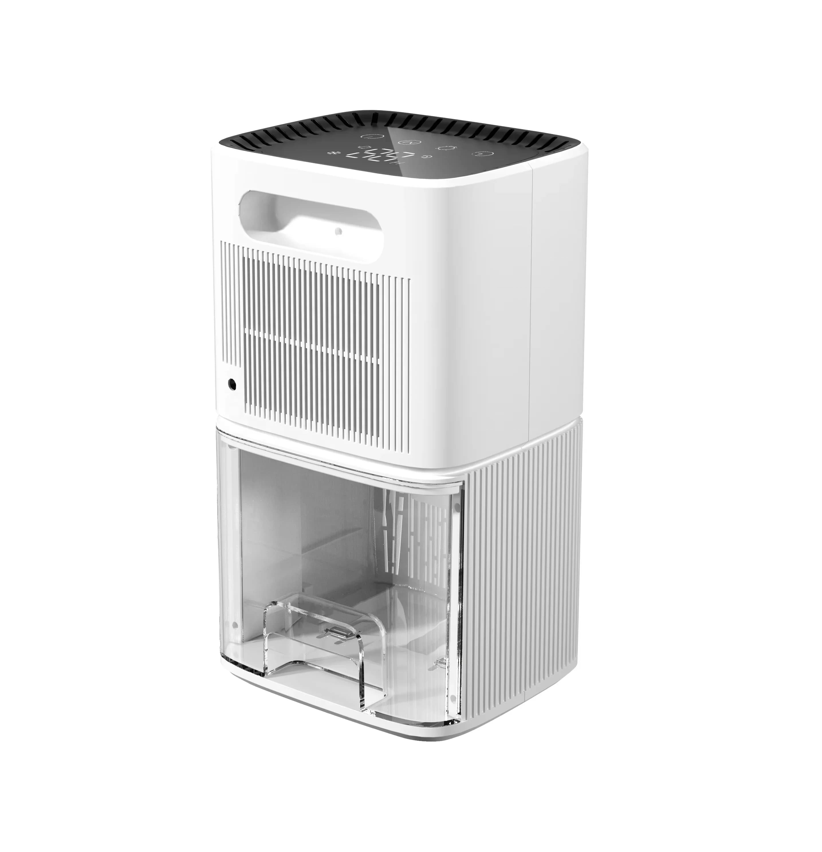 Compact Electric Dehumidifier with Multi-Function Touch Control Panel Detachable Water Reservoir Easy Maintenance Ideal 6