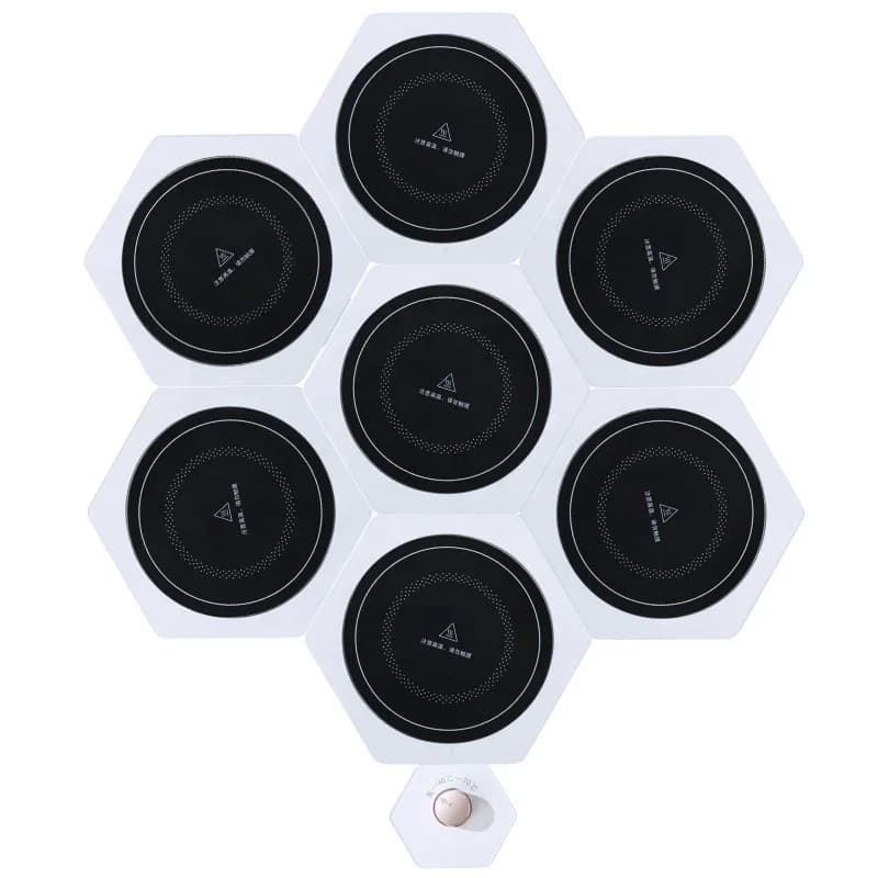 Multi-functional Splicing Design Warming Plate Household Meal Heating God Adjustable Temperature Does Not Pick Heating Plate 2