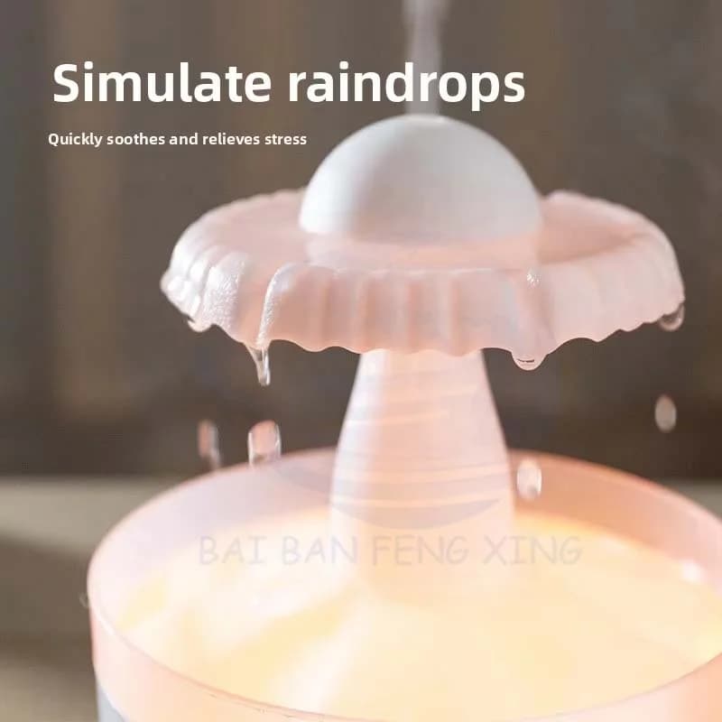 Water Drop Aromatherapy Machine Humidifier Household Large Fog Desktop Mute Remote Control Essential Oil Diffuser 7