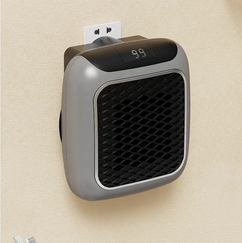 Smart Energy-saving Heater Small Household Heater Punch-free Design Electric Heater Portable Wall-mounted Warm air Blower 4