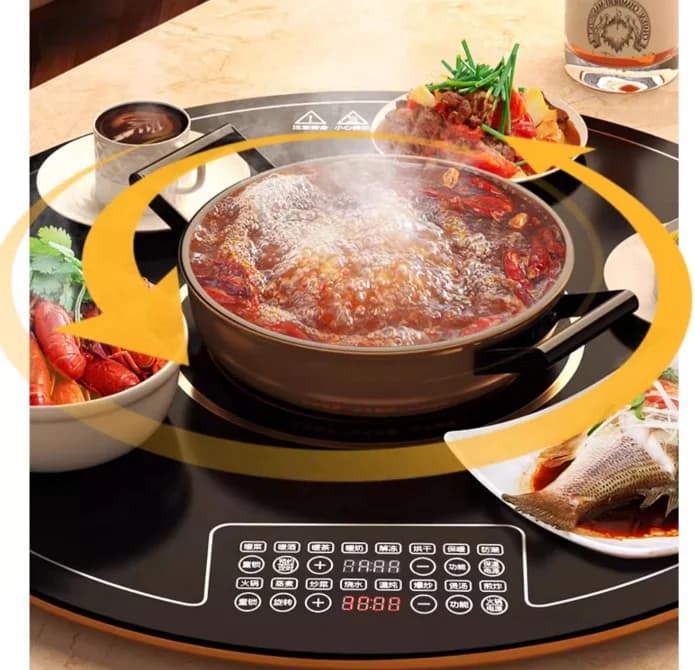 Pure Insulation Model Intelligent Electric Rotary Warming Plate Rice Warming Plate Household Rice Heating Plate 5