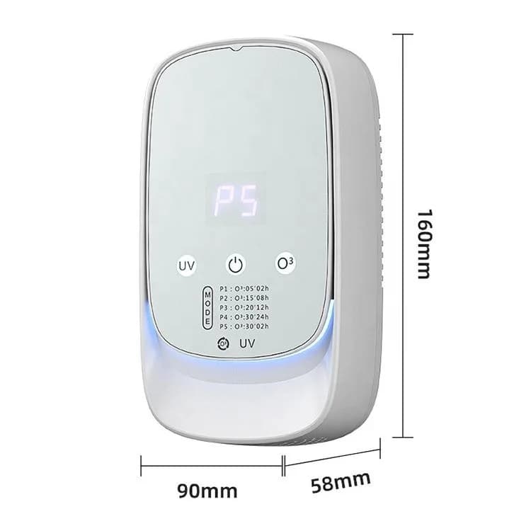 Wall Mounted UV Sterilization Air Ionizer Ozone Generator  Odor Eliminator for Pet Area Wardrobe Kitchen 5