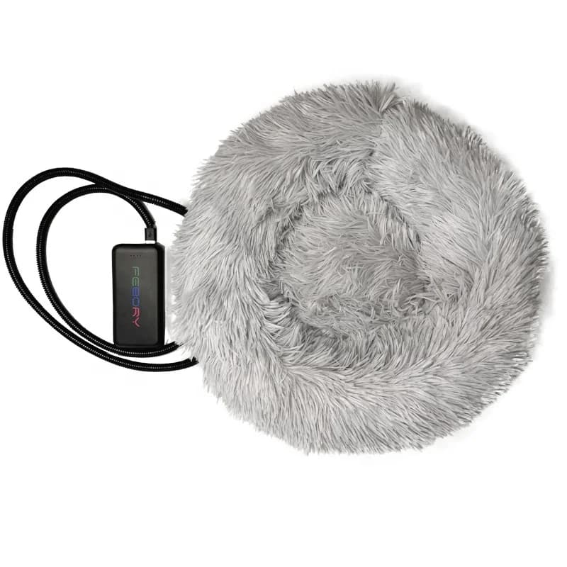 Electric Wall Plug USB Powered Heated Pet Heating Pad for Dogs Cats Flannel Material Temperature Control Non-Toxic Skin-Friendly 4