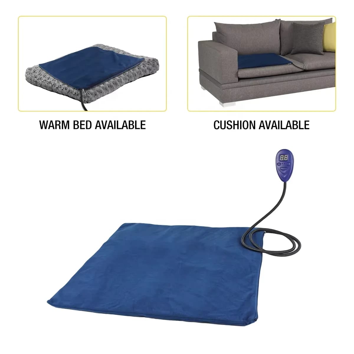 Enhanced Comfort Polyester Heated Pad Adjustable Temperature Control for Cold Nights Arthritis Relief Skin-Friendly Home Use 6