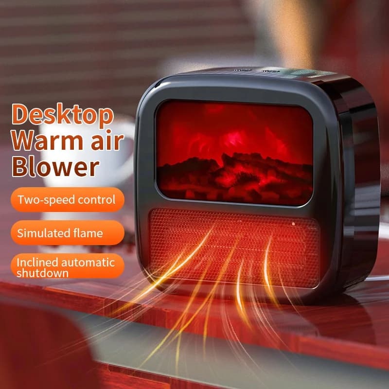 Small Electric Fireplace Home Heater High-value Wall-mounted Design Dormitory Heater Fast Heating Safety Energy-saving Heater 3