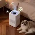 Silent USB Air Purifier for Home Built-in Aroma Diffuser Function Small Personal Ionizer with USB Plug Eliminates Odor Pollen