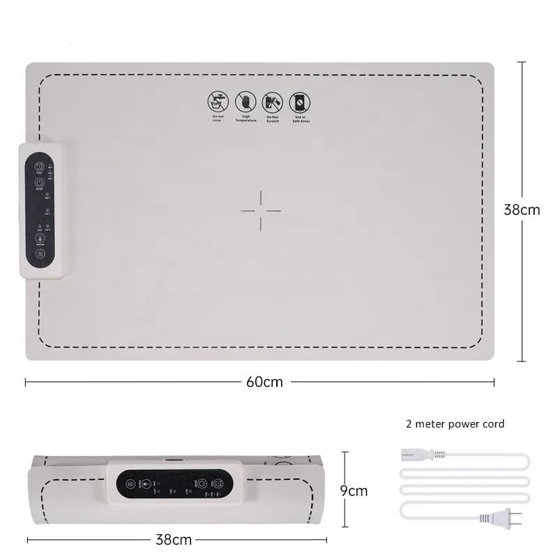 Foldable Flexible Silicone Home Table Warming Plate New Multifunctional Heating and Warming Plate Easy to Clean Warming Plate 5